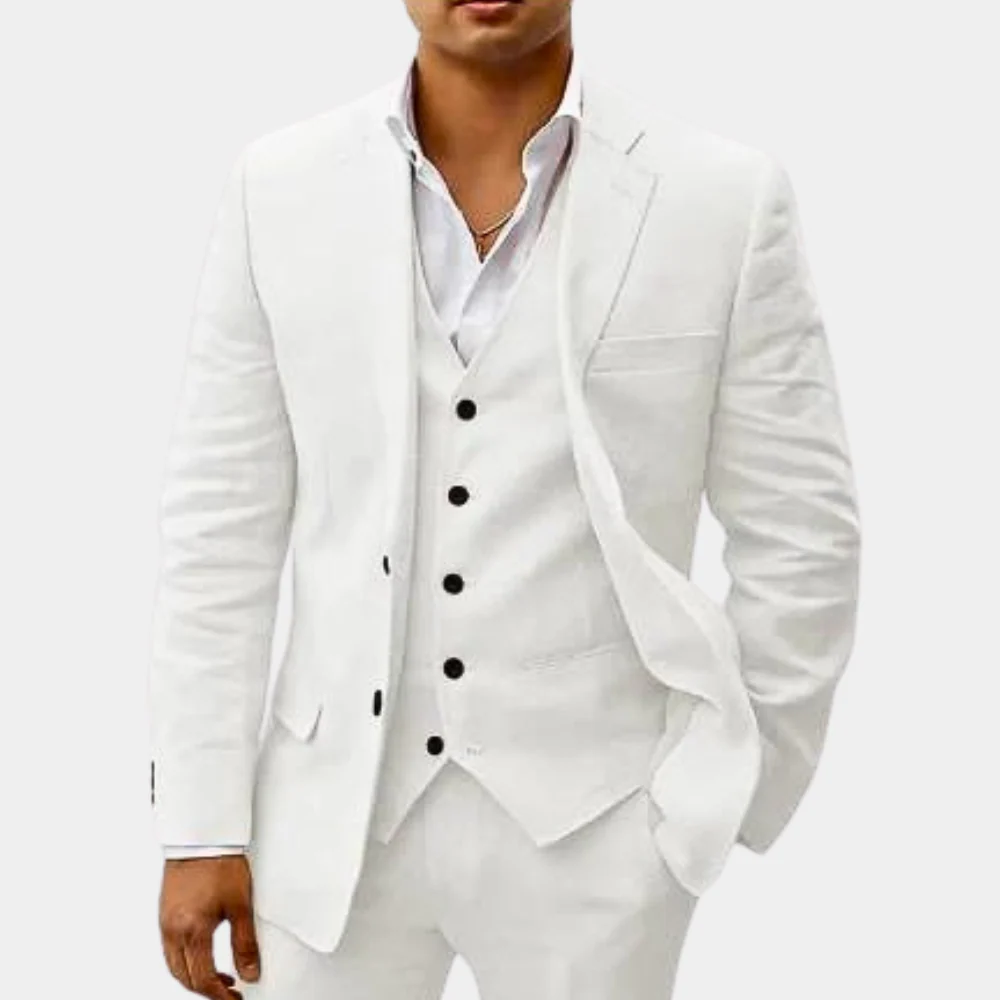 Otis | Men’s Classic Three-Piece Suit with Matching Waistcoat - Image 5