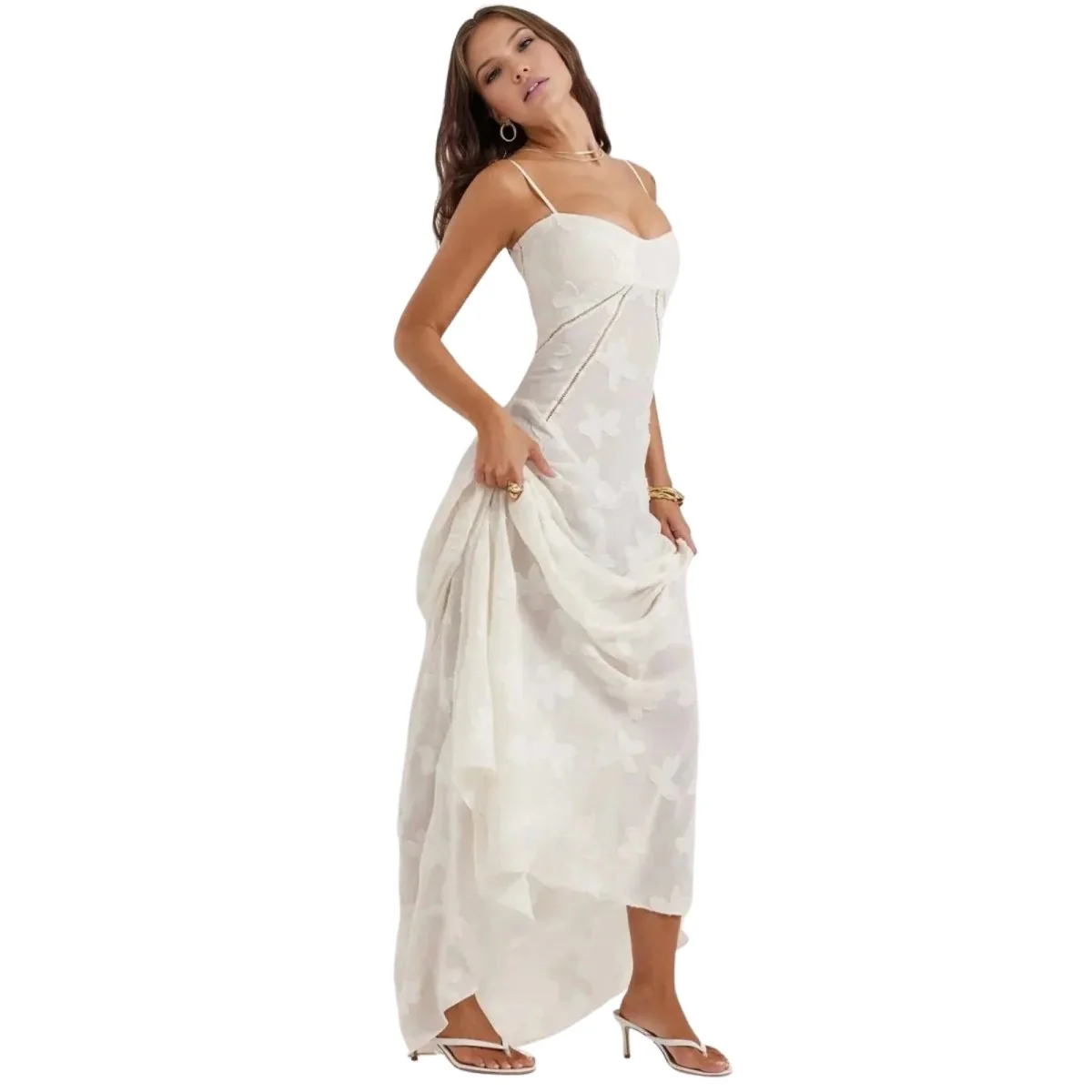 Ottilie | Women’s Elegant Maxi Wedding guest gown - Image 3