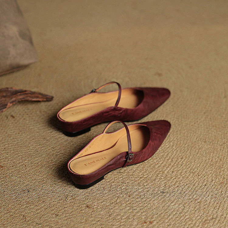 Poppy | Women’s Classic Pointed-Toe Mules with Slingback Strap - Image 13