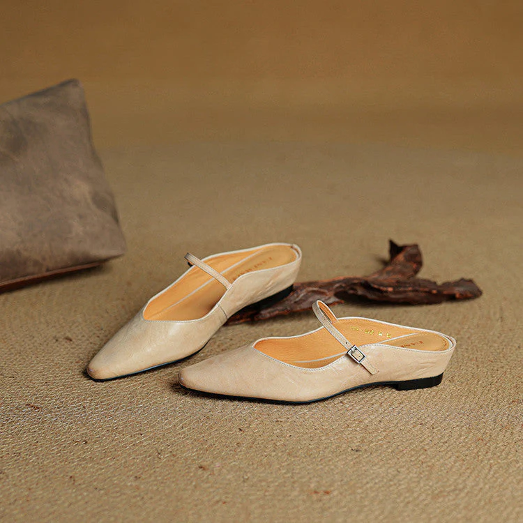Poppy | Women’s Classic Pointed-Toe Mules with Slingback Strap - Image 6