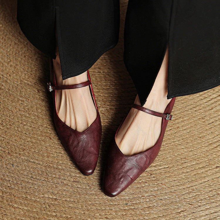 Poppy | Women’s Classic Pointed-Toe Mules with Slingback Strap - Image 9