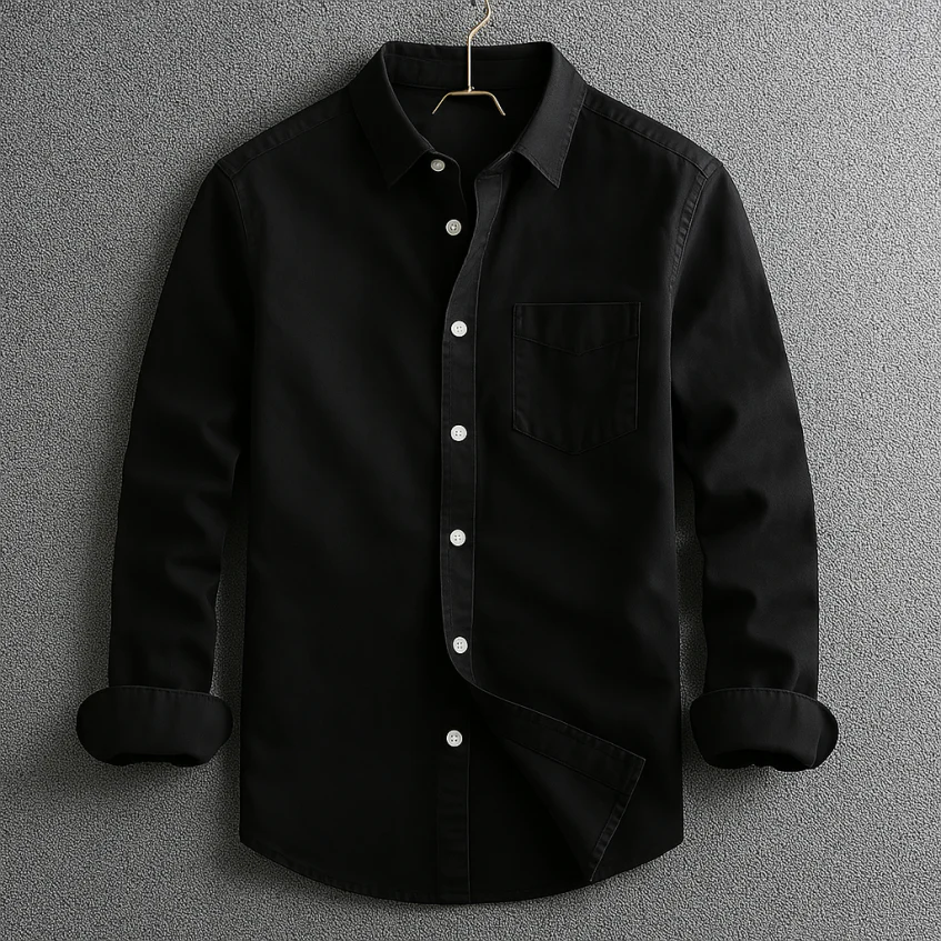 Reuben | Men's Classic Button Down Shirt with Turn-Down Collar
