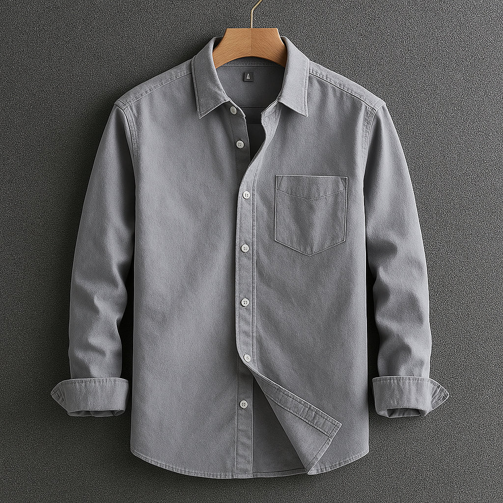 Reuben | Men's Classic Button Down Shirt with Turn-Down Collar - Image 2