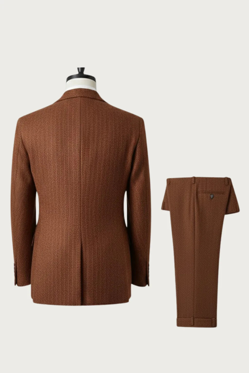 Robert | Men’s Spring Formal Two Piece Suit Set - Single Breasted - Image 3