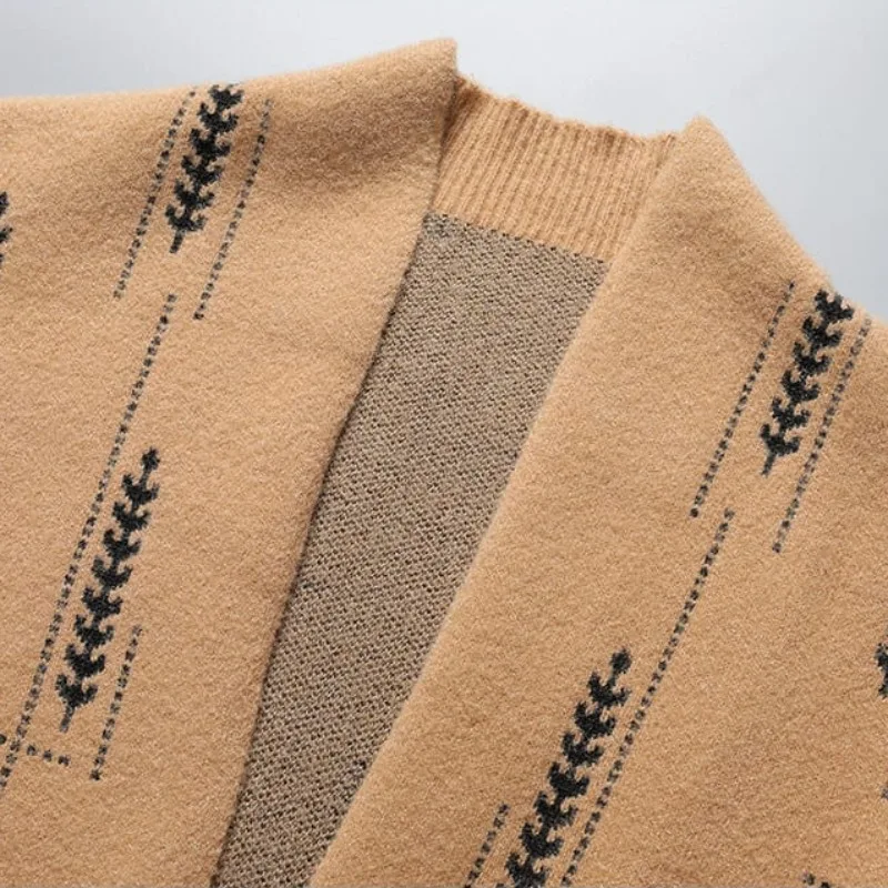 Spencer | Men’s Relaxed Cardigan with Patch Pockets - Image 5
