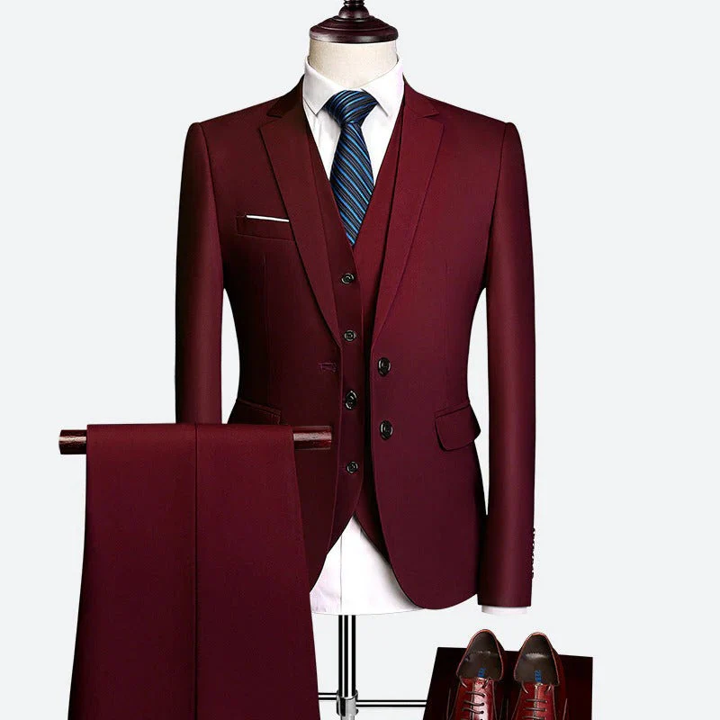 Theo | Men’s Spring 3-Piece Suit with Waistcoat - Image 10