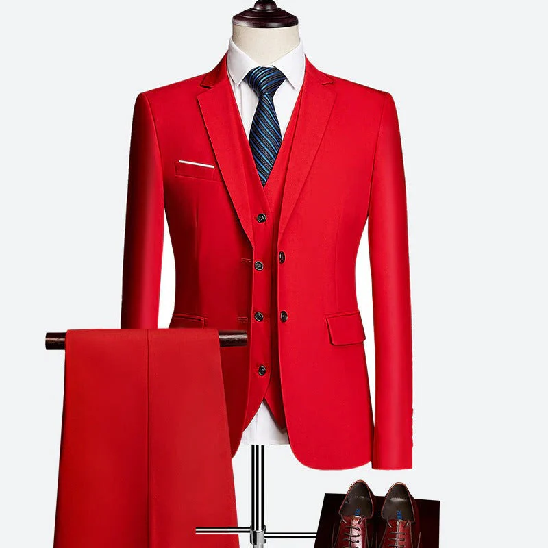 Theo | Men’s Spring 3-Piece Suit with Waistcoat - Image 9