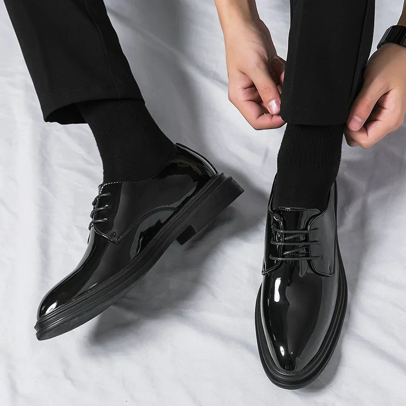 Thomas | Men’s Classic Dress Derby Shoes with Lace-Up Closure - Image 5