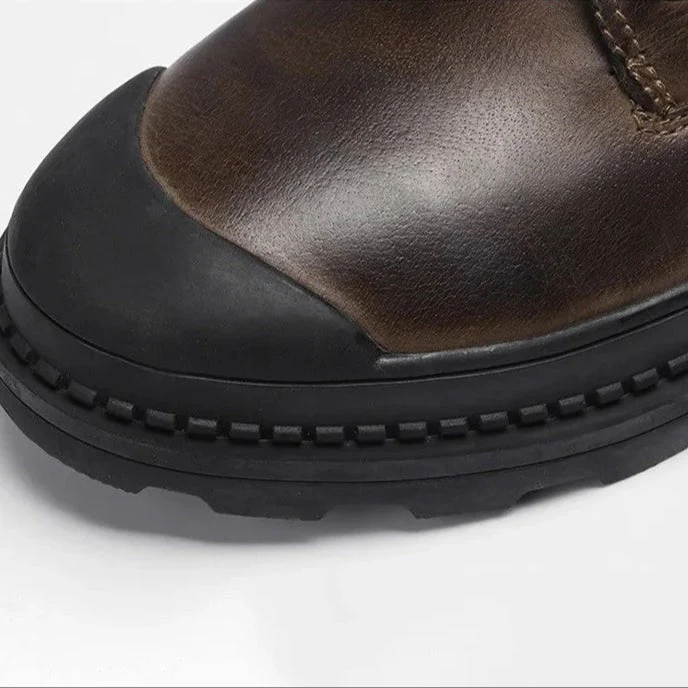 Zachary | Men’s Urban Ankle Boots with Side Zip - Image 10