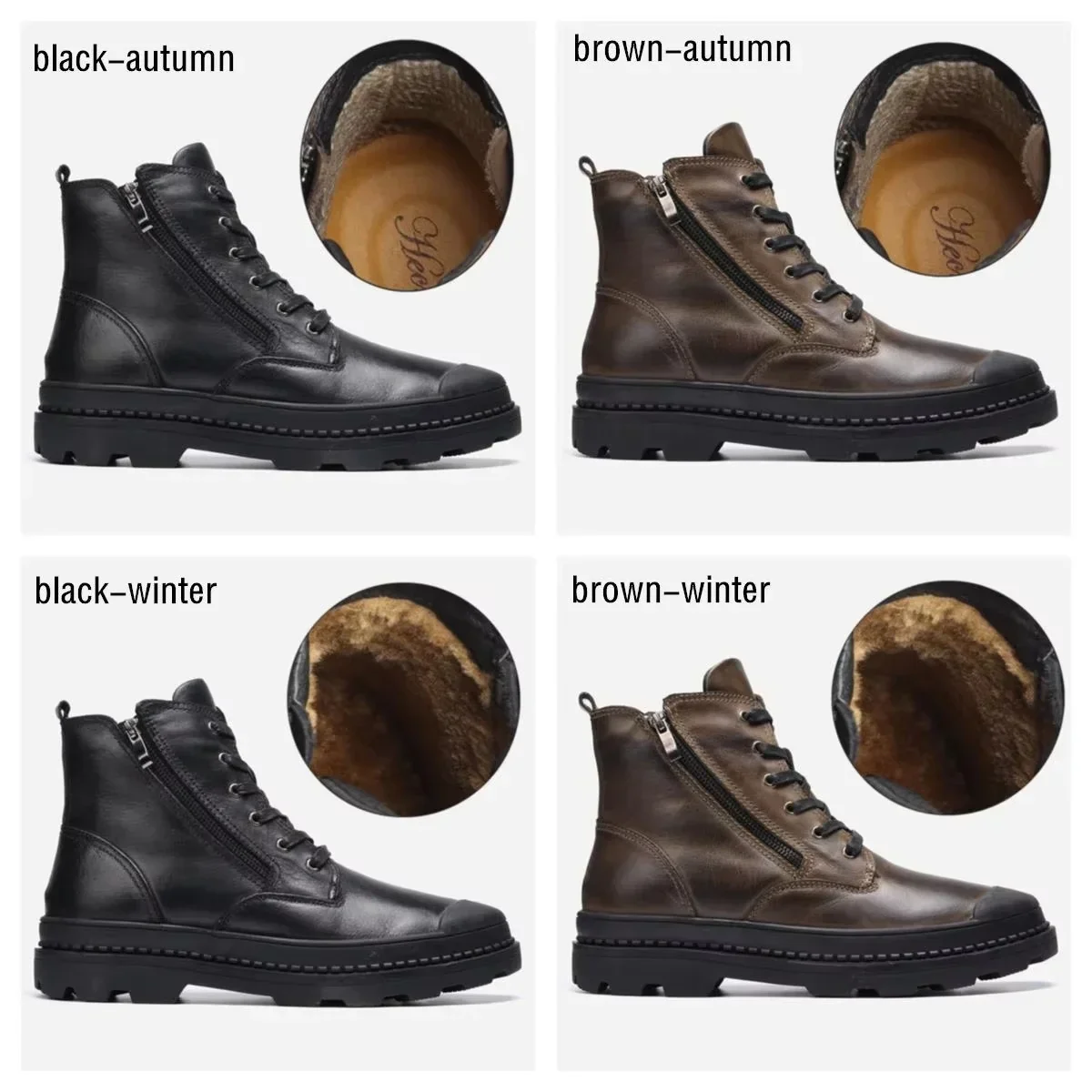 Zachary | Men’s Urban Ankle Boots with Side Zip - Image 11