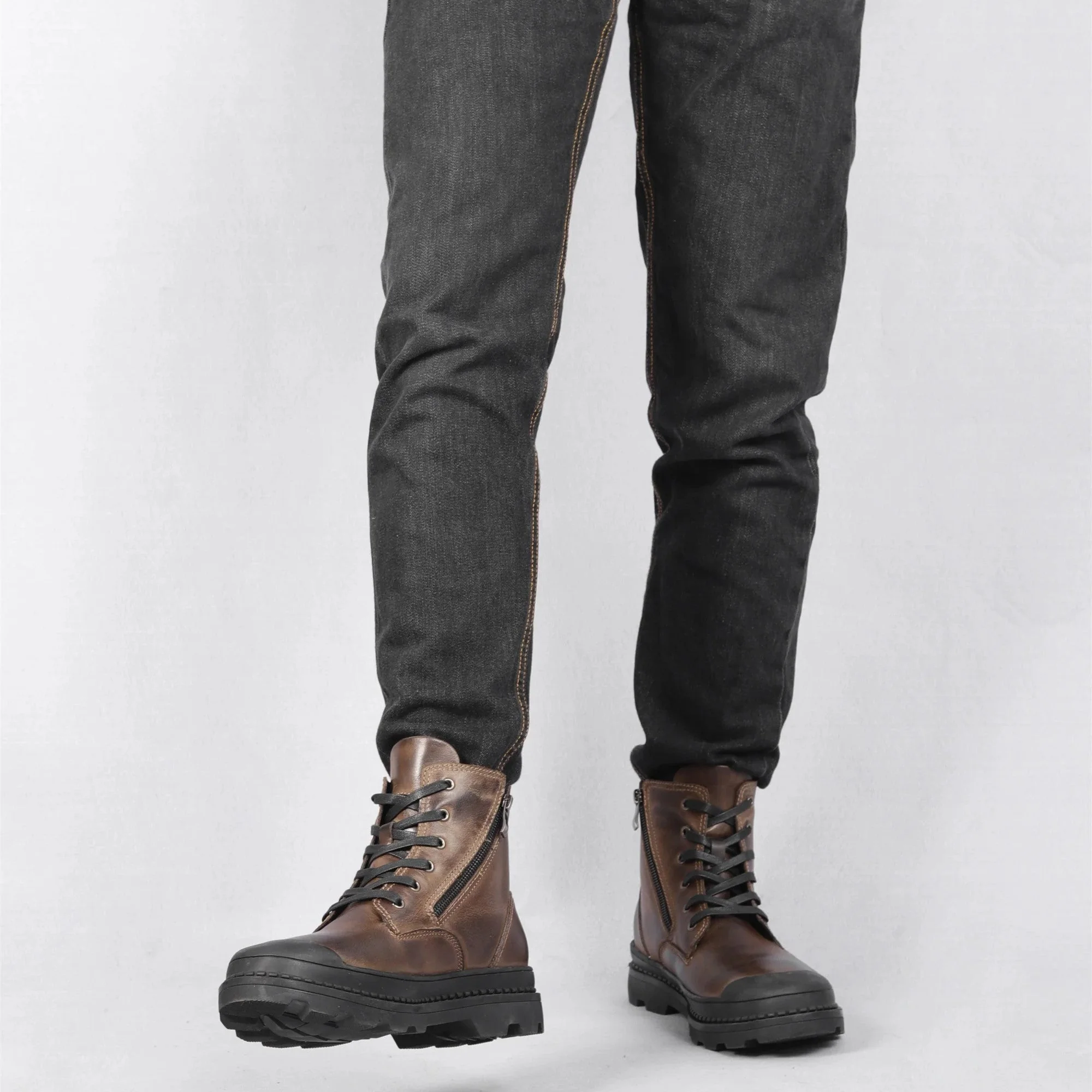 Zachary | Men’s Urban Ankle Boots with Side Zip - Image 5