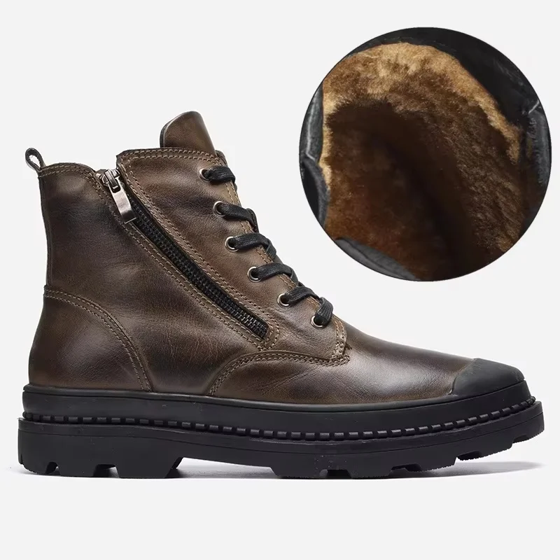 Zachary | Men’s Urban Ankle Boots with Side Zip - Image 8