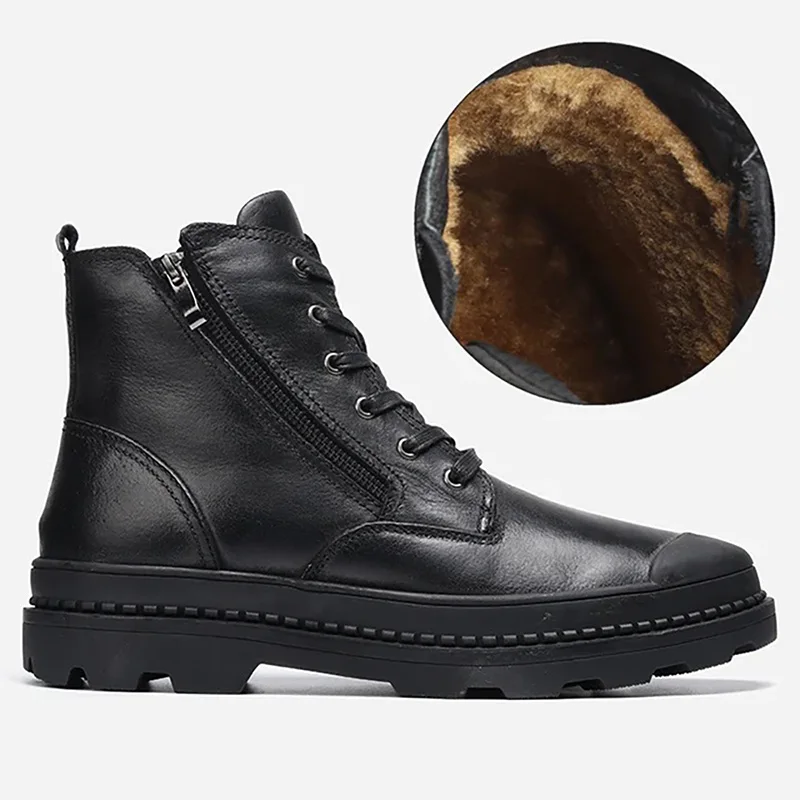 Zachary | Men’s Urban Ankle Boots with Side Zip - Image 9